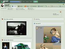 Tablet Screenshot of cam2t.deviantart.com