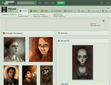 Tablet Screenshot of intryck.deviantart.com