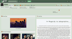 Desktop Screenshot of lillyon.deviantart.com
