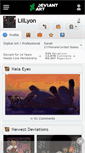 Mobile Screenshot of lillyon.deviantart.com