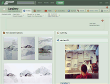 Tablet Screenshot of caradery.deviantart.com