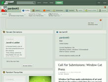 Tablet Screenshot of pardonm3.deviantart.com