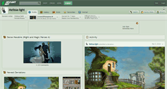 Desktop Screenshot of melissa-light.deviantart.com