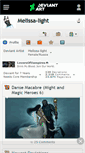Mobile Screenshot of melissa-light.deviantart.com