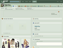 Tablet Screenshot of nighnday.deviantart.com