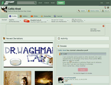 Tablet Screenshot of celtic-knot.deviantart.com