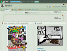 Tablet Screenshot of greyofpta.deviantart.com