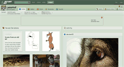 Desktop Screenshot of laskawolf.deviantart.com
