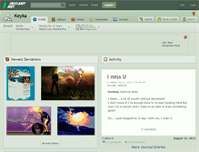 Tablet Screenshot of keyka.deviantart.com