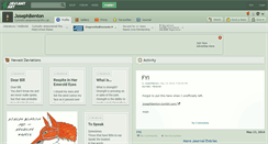 Desktop Screenshot of josephbenton.deviantart.com
