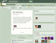 Tablet Screenshot of dxc-fanclub.deviantart.com