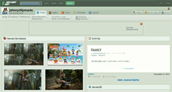 Desktop Screenshot of johnnychipmunks.deviantart.com