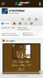 Mobile Screenshot of e-technique.deviantart.com