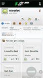 Mobile Screenshot of miseries.deviantart.com