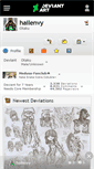 Mobile Screenshot of hailenvy.deviantart.com