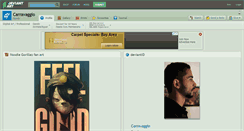 Desktop Screenshot of carravaggio.deviantart.com