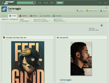 Tablet Screenshot of carravaggio.deviantart.com