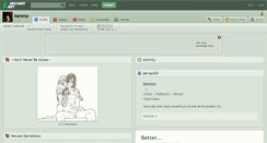 Desktop Screenshot of kanesa.deviantart.com