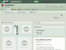 Tablet Screenshot of citricrainbow.deviantart.com