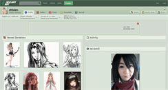 Desktop Screenshot of chisien.deviantart.com