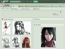 Tablet Screenshot of chisien.deviantart.com