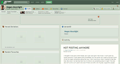 Desktop Screenshot of megan-moonlight.deviantart.com
