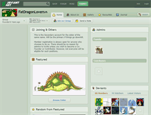 Tablet Screenshot of fatdragonlovers.deviantart.com