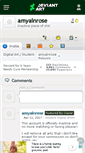 Mobile Screenshot of amyainrose.deviantart.com