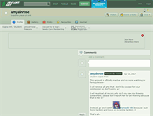 Tablet Screenshot of amyainrose.deviantart.com