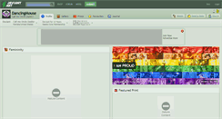 Desktop Screenshot of dancingmouse.deviantart.com
