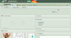 Desktop Screenshot of heyahamma.deviantart.com