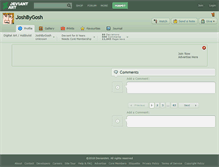Tablet Screenshot of joshbygosh.deviantart.com