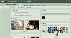 Desktop Screenshot of horseloverz4ever.deviantart.com