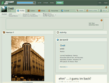 Tablet Screenshot of cintli.deviantart.com