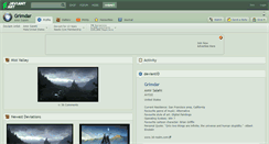 Desktop Screenshot of grimdar.deviantart.com