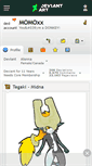 Mobile Screenshot of momoxx.deviantart.com