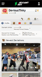 Mobile Screenshot of devioustinky.deviantart.com