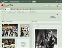 Tablet Screenshot of devioustinky.deviantart.com