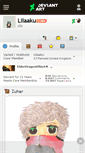 Mobile Screenshot of lilaaku.deviantart.com