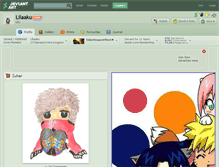 Tablet Screenshot of lilaaku.deviantart.com