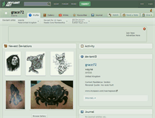 Tablet Screenshot of grace72.deviantart.com
