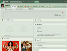 Tablet Screenshot of bat973.deviantart.com