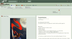 Desktop Screenshot of coolbluex.deviantart.com