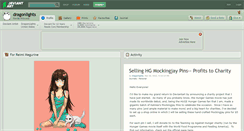 Desktop Screenshot of dragonlights.deviantart.com