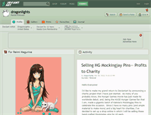 Tablet Screenshot of dragonlights.deviantart.com
