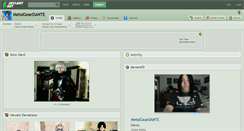Desktop Screenshot of metalgeardante.deviantart.com