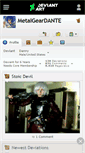 Mobile Screenshot of metalgeardante.deviantart.com
