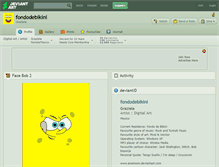 Tablet Screenshot of fondodebikini.deviantart.com