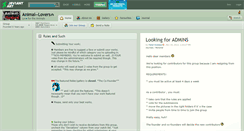 Desktop Screenshot of animal--lovers.deviantart.com