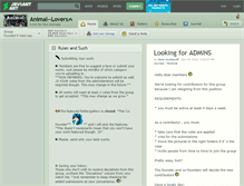 Tablet Screenshot of animal--lovers.deviantart.com